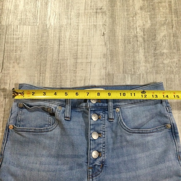 Madewell Women's Size 27 Cali Denim Button Fly Boot Cut Jeans Light Blue M4235 - Picture 10 of 14